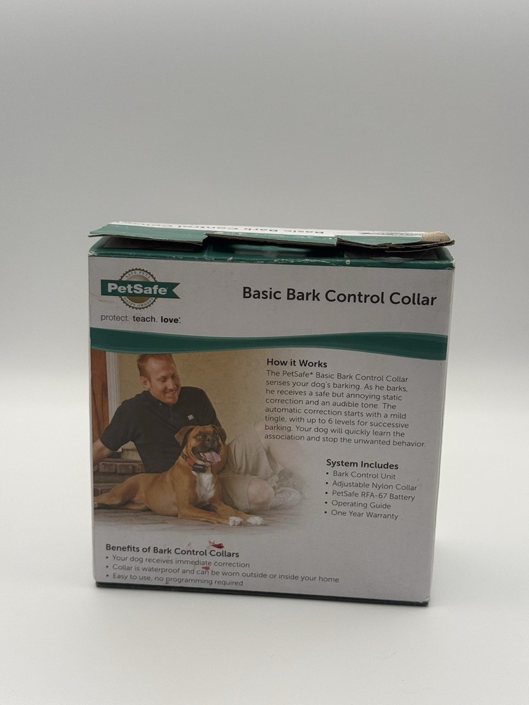 PetSafe Basic Bark Control Collar for Dogs 8lbs+ with 6 Correction Levels NEW