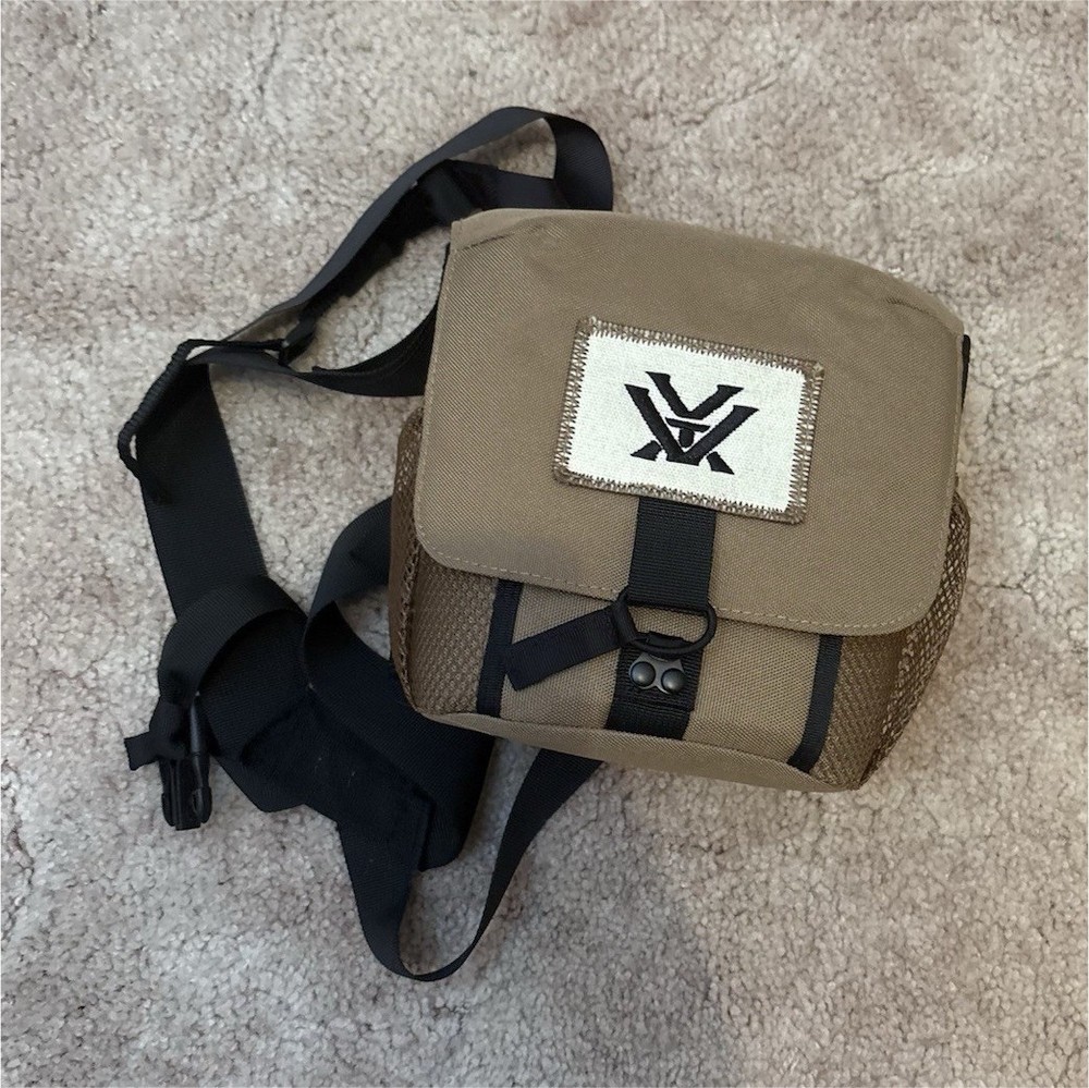 Vortex Optics Binocular Case/Bag Brown with Shoulder Strap for Binoculars