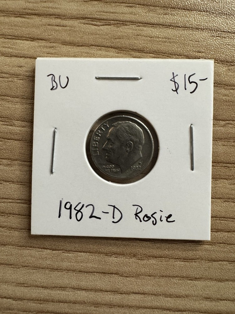 1982 D Rosevelt Dime