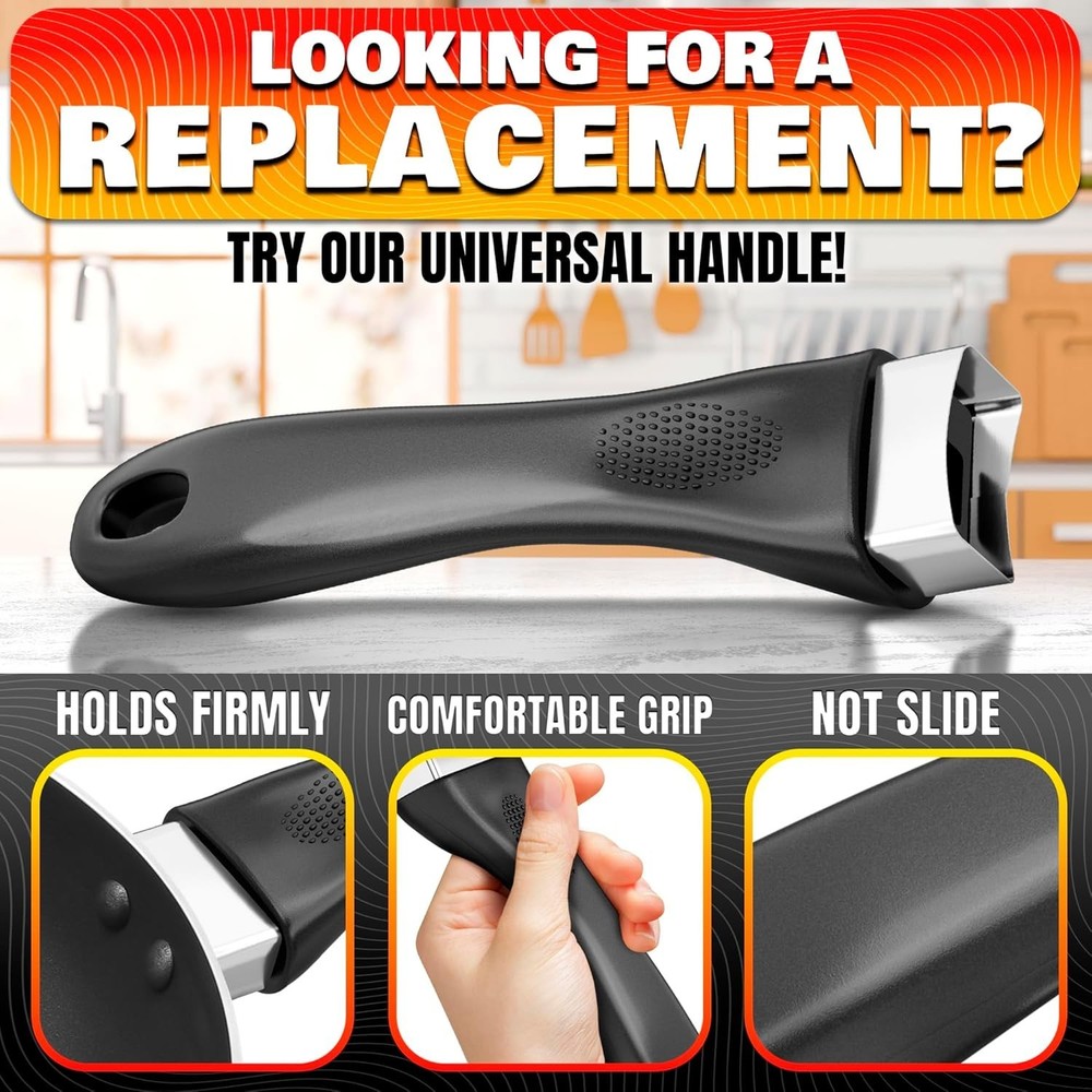 Pot Handle Replacement – 6.1" Bakelite Pot Handles Replacement with Metal Scr...