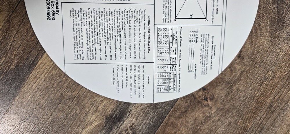 Emmett E “Z” Square Circular Calculator Pre Owned