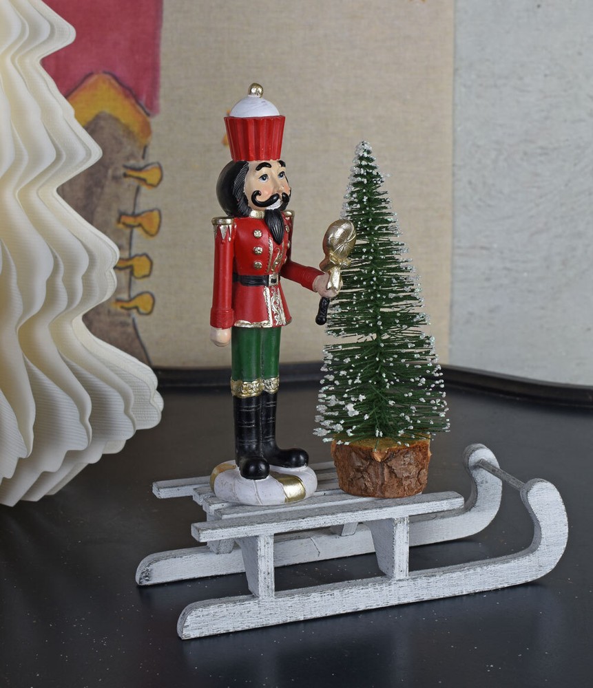 Nutcracker Figurine Christmas Decorative Figures Soldier