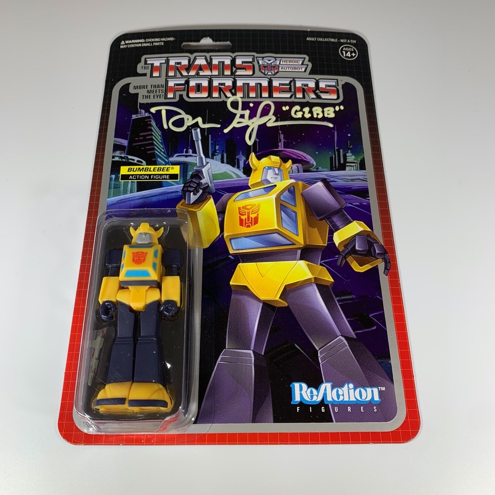 DAN GILVEZAN Signed TRANSFORMERS Bumblebee Action Figure JSA COA