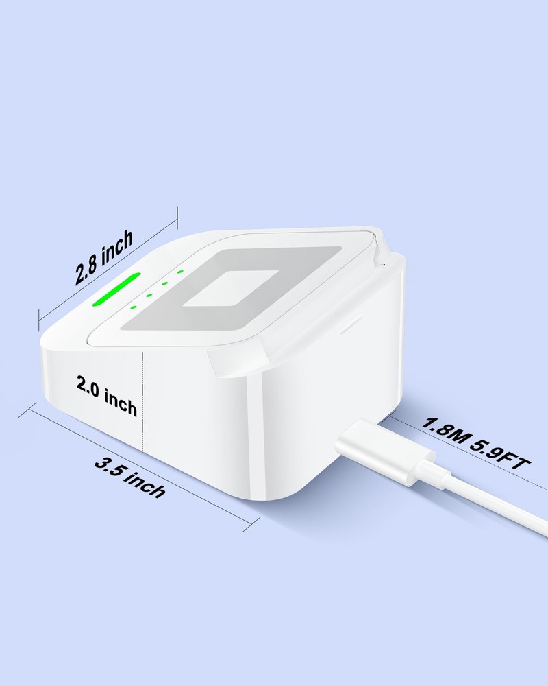 VASTHOME 2nd-Gen Square Card Reader Stand for Dock 2nd White