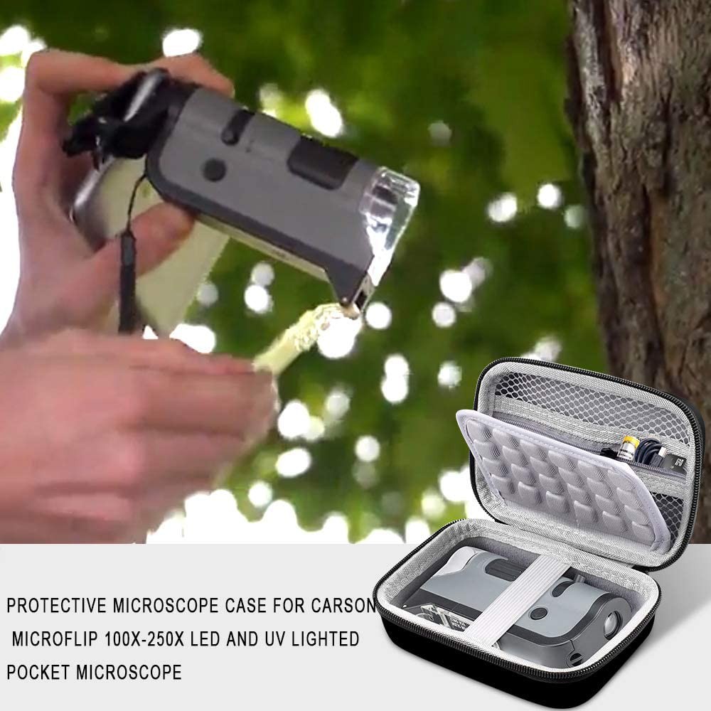 Microscope Case Compatible with Carson MicroFlip 100x-250x/ for Carson MicroBrit