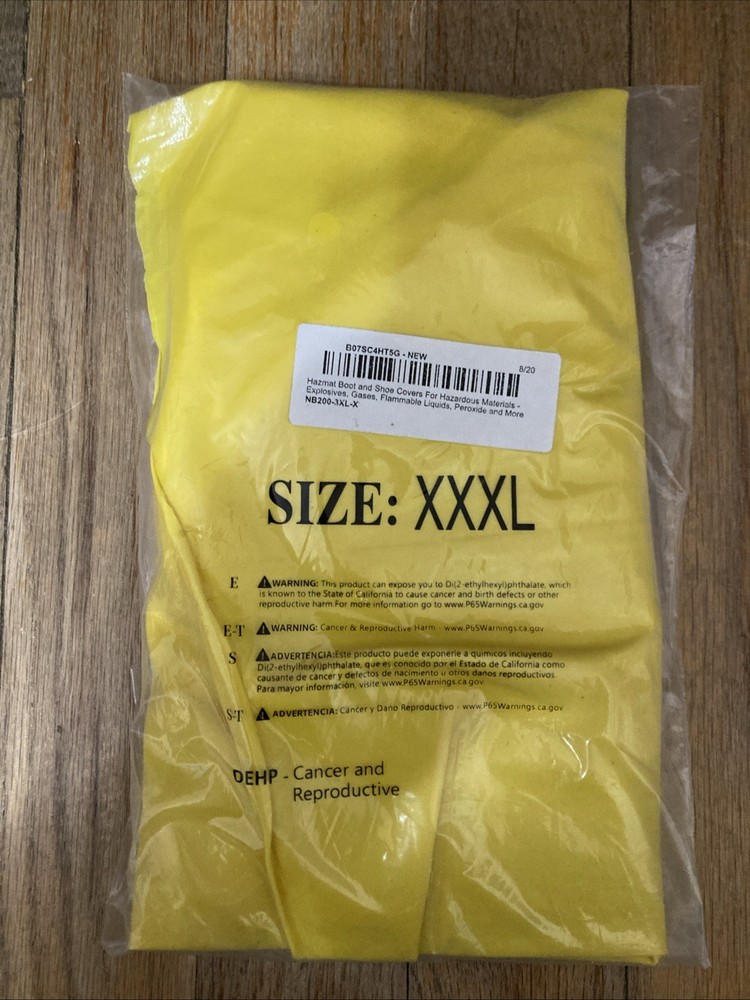 Hazmat Boot And Shoe Covers 3XL