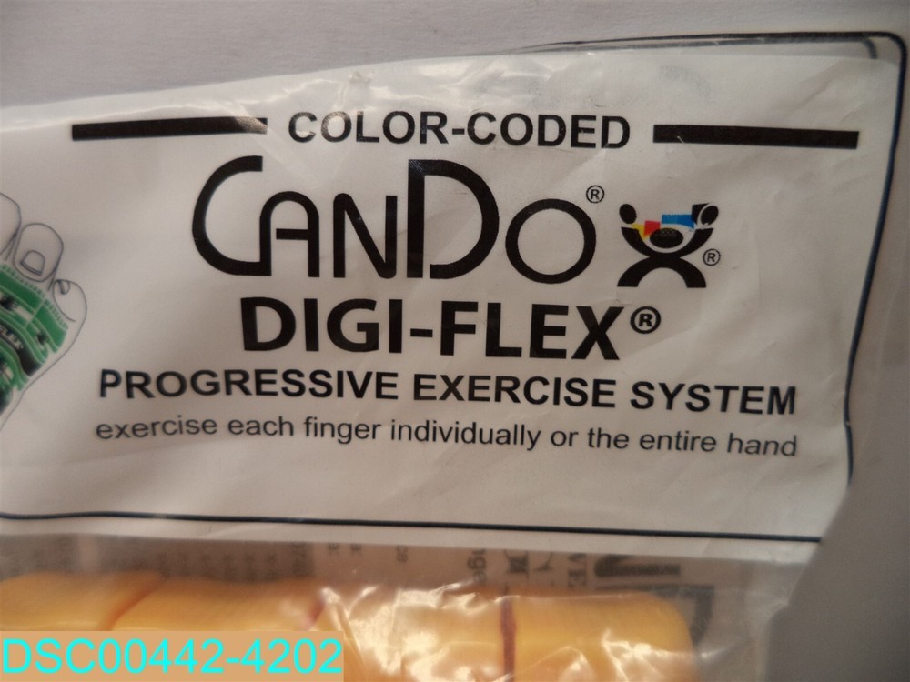 CanDo 10-0740 Digi-Flex Hand Exerciser for Finger-Yellow-X-Light