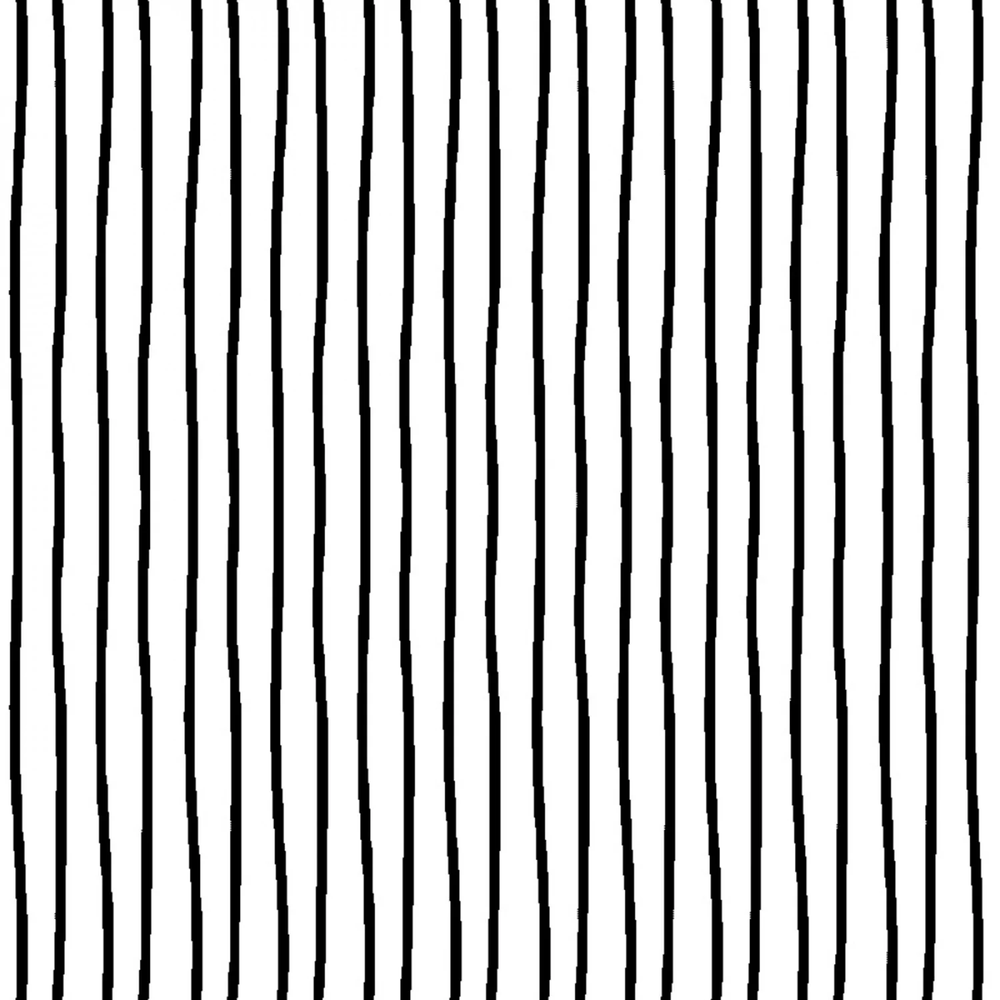 White/Black Stripe Quilt Fabric