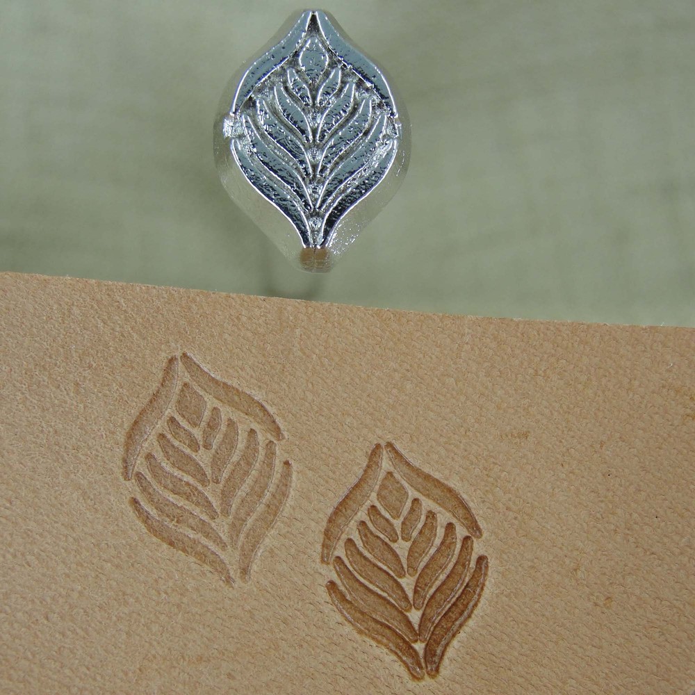 Leather Stamping Tool - Leaf Geometric Stamp Stamp