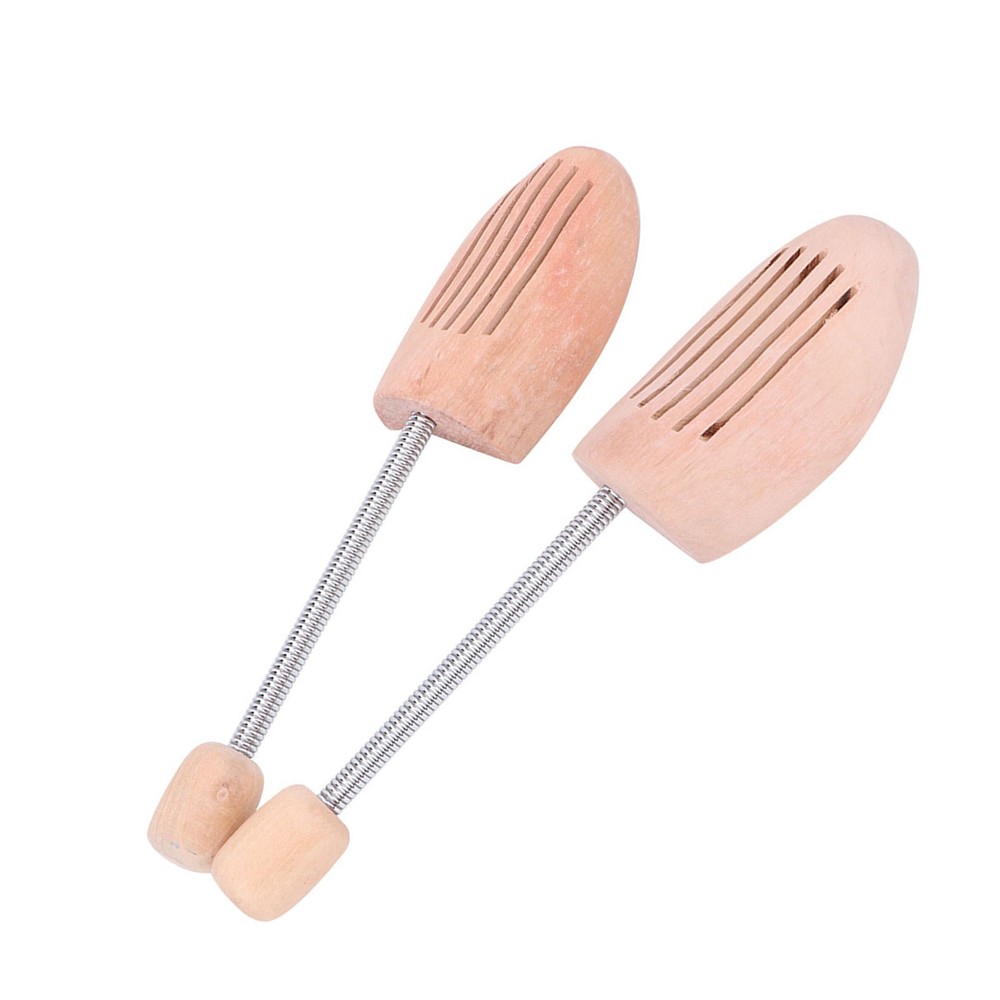 2Pcs Wood Shoe Tree With Spring Column Size 39-40
