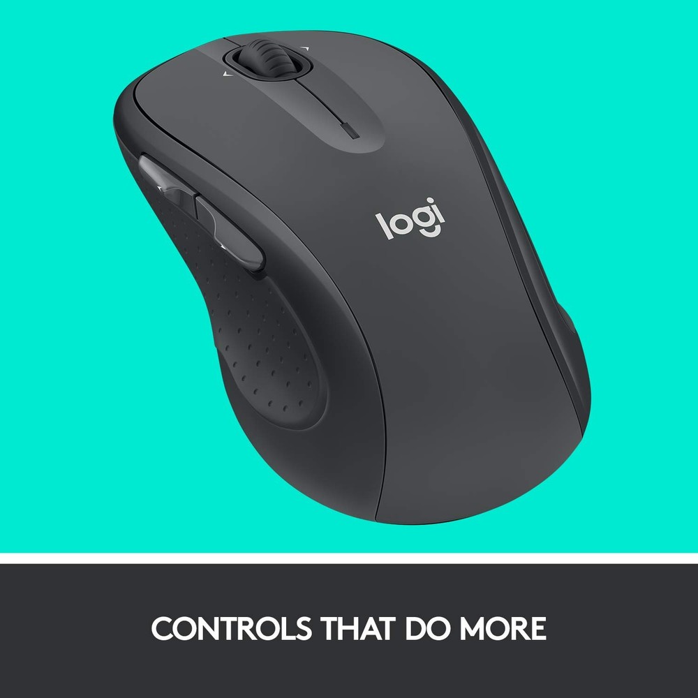 Logitech M510 Wireless Mouse, Mouse for Laptop and PC with USB Unifying Receiver