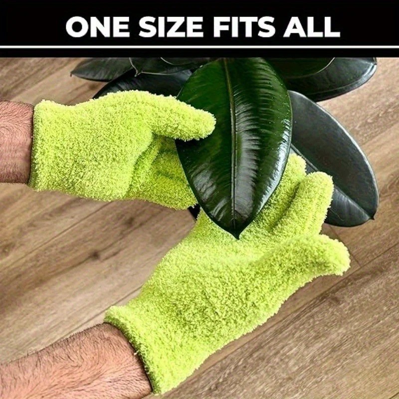 Microfiber Dusting Cleaning Glove Stretchable Reusable Car Home Duster