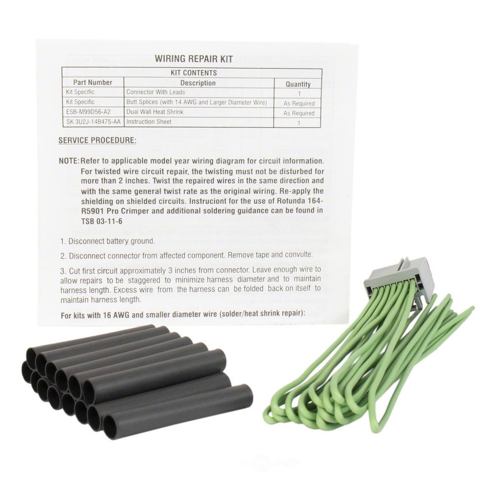 Digital Sound Processing Unit Connector Motorcraft WPT-974