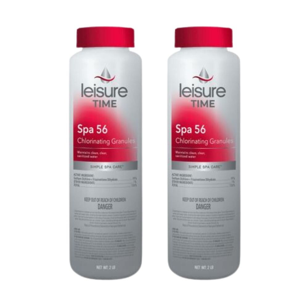 Leisure Time Spa 56 Chlorinating Granules 2 lbs (2 Pack)