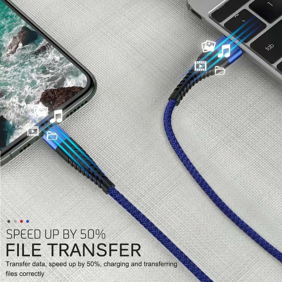 Braided USB C Type C Fast Charging Data Cable Cord for iPhone 17 Pro Max 15 lot