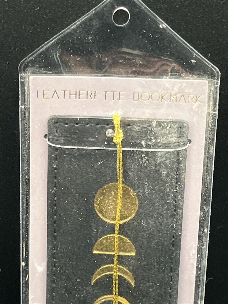Leatherette Bookmark Moon Phases