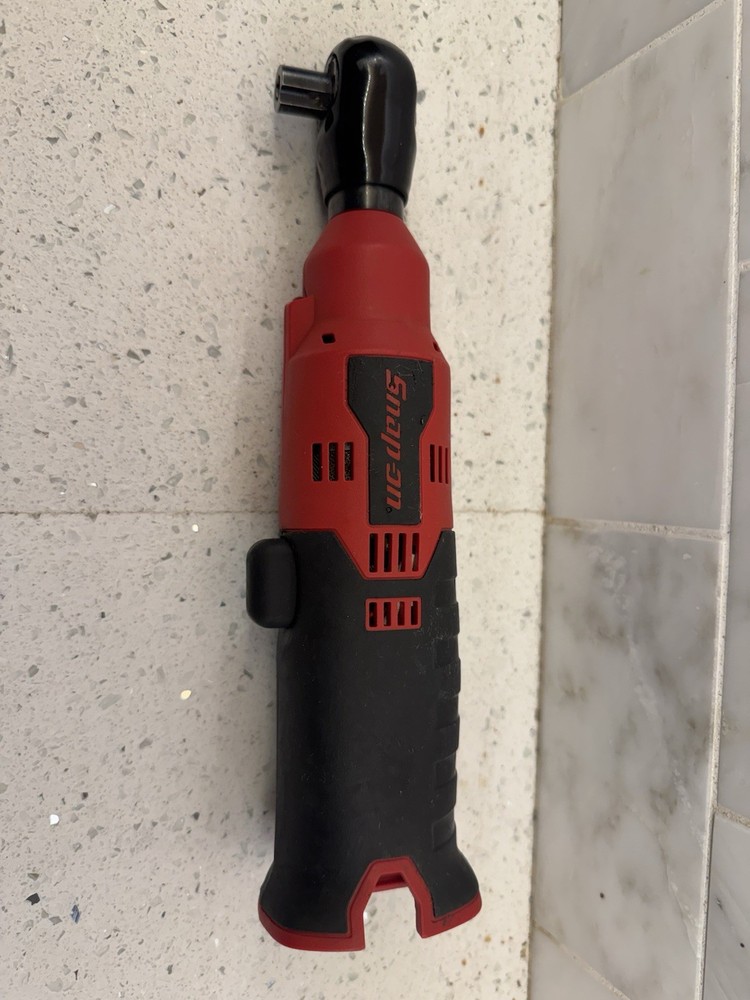 Snap On CTRQ714 Red 1/4” Hex Ratchet Microlithium 14.4v Tool Only EXCELLENT