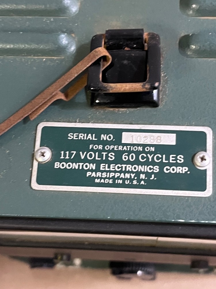 Pre Owned Boonton 91DA Voltmeter Boonton Electronics Sensitive Voltmeter