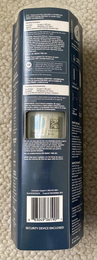 ΕVΕRDROP Refrigerator Water Filter 1 Purple Replacement