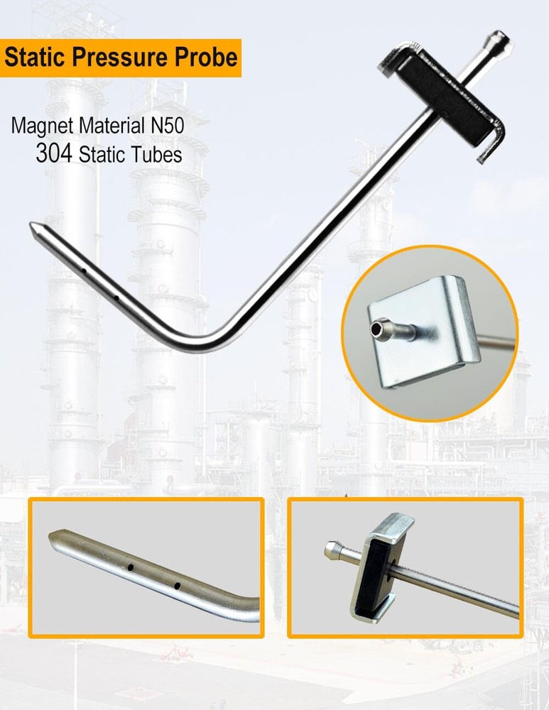 ASP1 Static Pressure Probe Magnetic Pressure Probe Tip