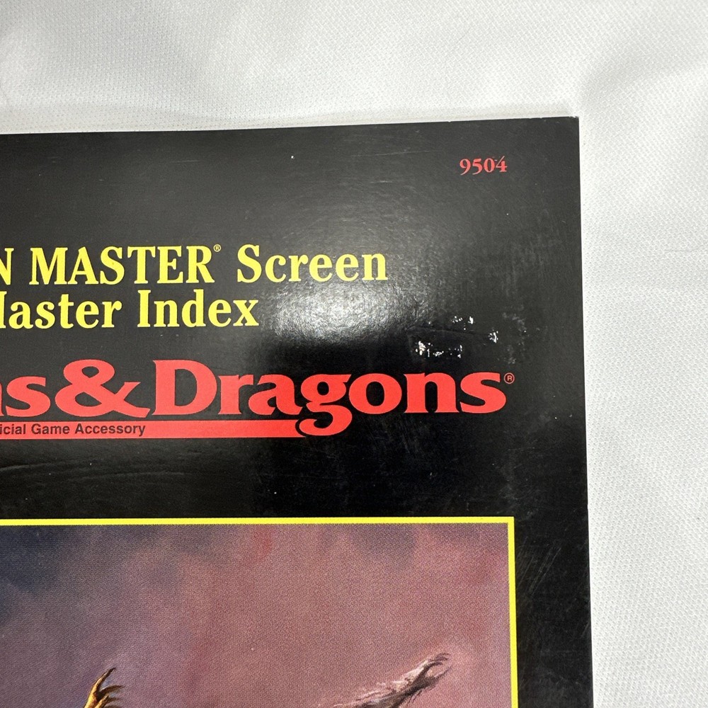 AD&D Advanced Dungeons & Dragons Dungeon Master Index 9504 SEE DESCRIPTION