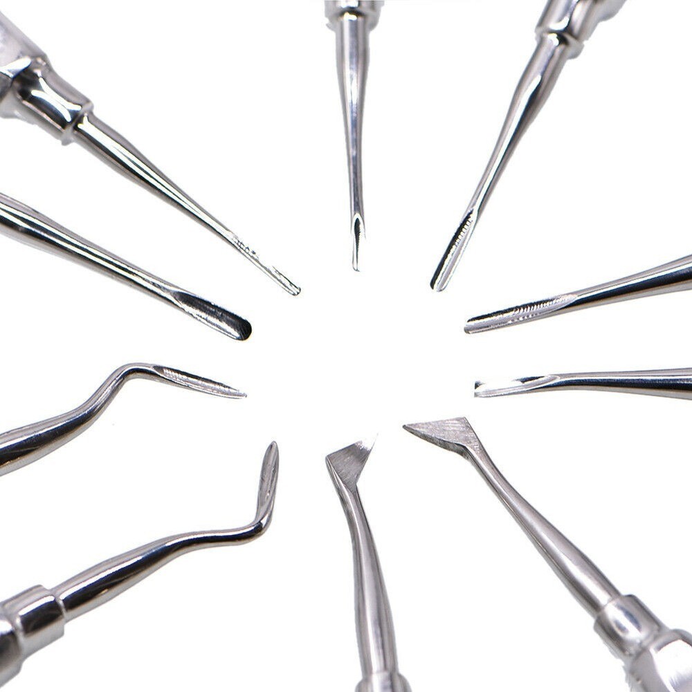 13 Pcs/Pack Dental Root Tip Elevator Luxation Kit Extraction Hand Instruments