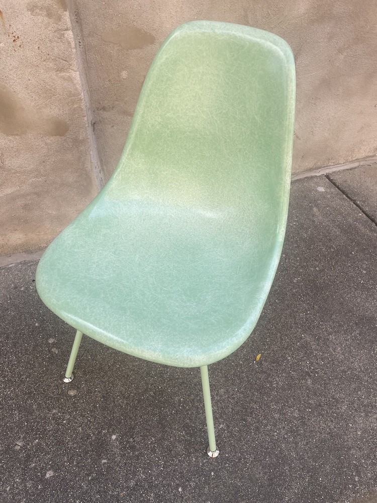 Modernica Case Study Desk Chair - Eames Task Side Shell Mid Century Mint Mod