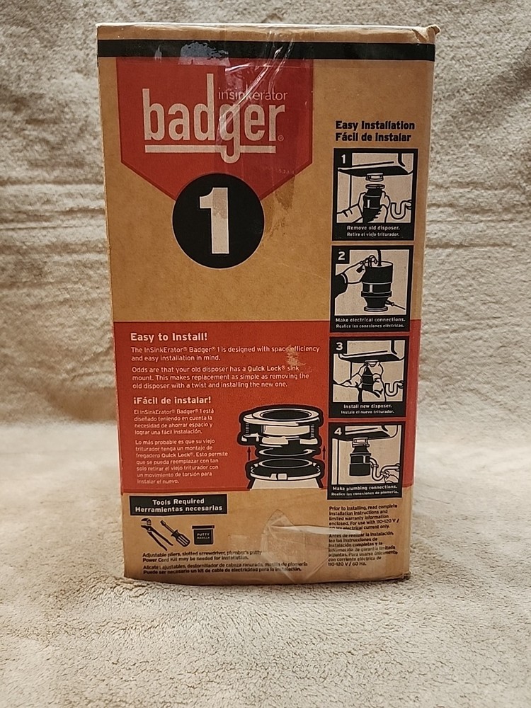 InSinkErator Badger 1: 1/3 HP Garbage Disposal