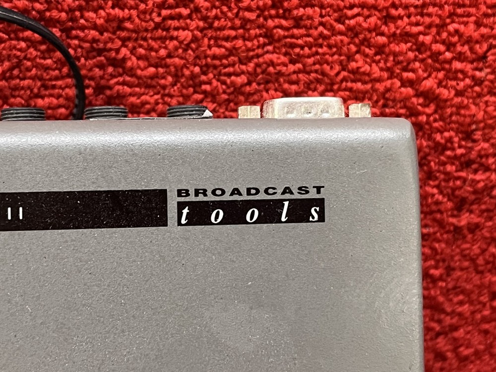 Used Gray Broadcast Tools Console Controller II Tested Works Good Condition