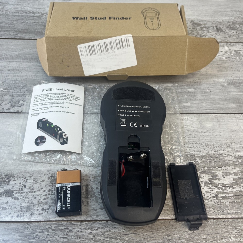 Nabini TH250 Wall Stud Finder Multi Function Sensor Wl Scanner