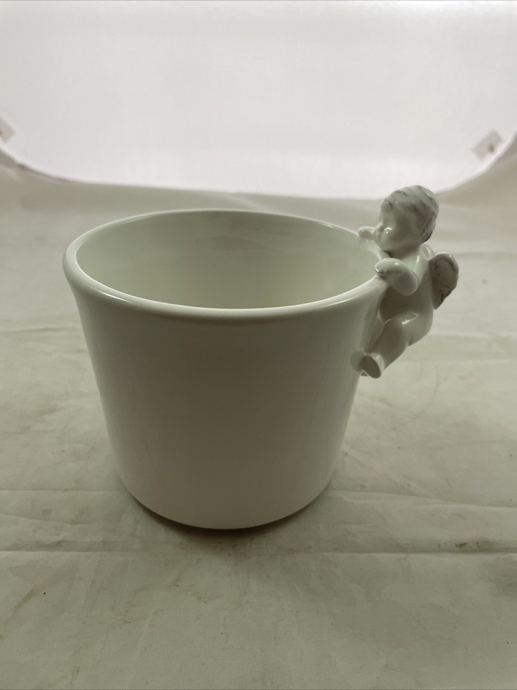 Round Planter Vase WIth Angle on Side 4"