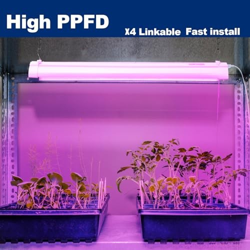 42W Hanging Plant Light for Indoor with Chain Switch Extendable Coverage (Link u