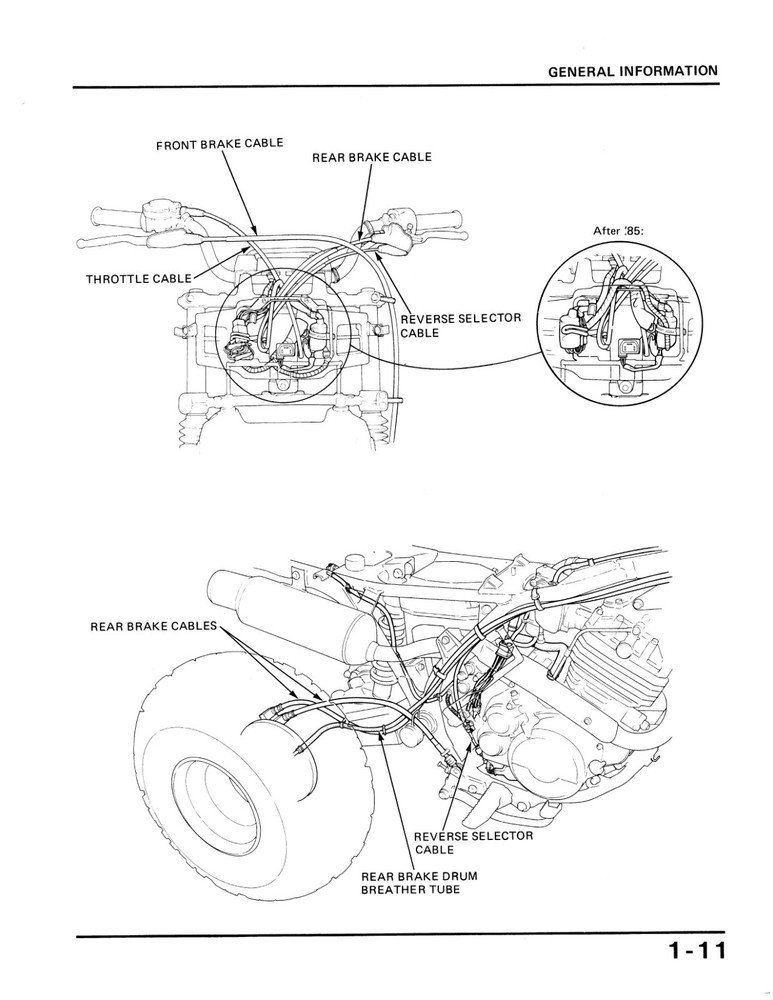 Honda Service Manual 85-87 ATC 250SX