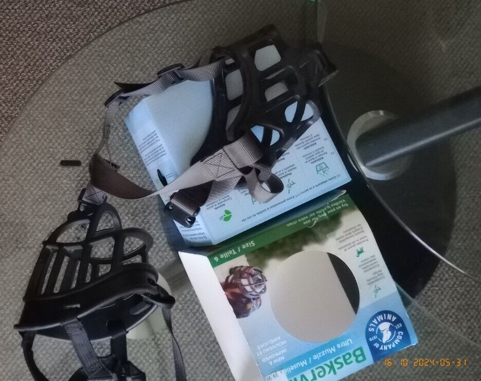 baskerville muzzle size 6 and 4