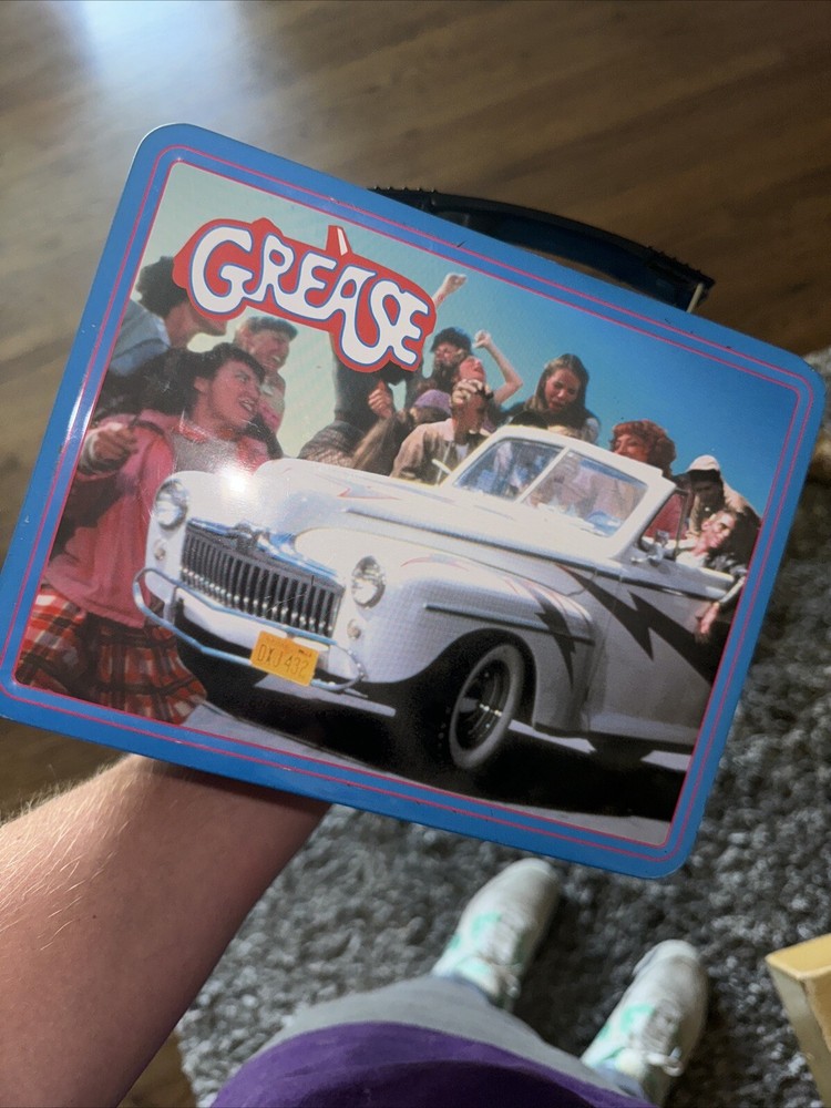 Grease METAL LUNCH BOX with Drink Container NECA