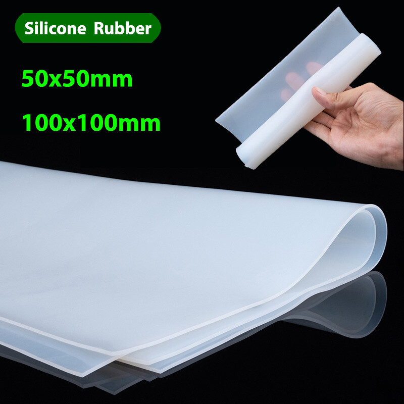 Silicone Rubber Sheet White High Temperature Resistance Panel Mat 0.5-30mm Thick
