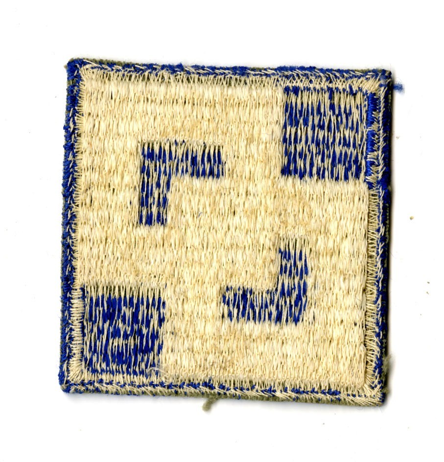 2nd Service Command White Back Patch New York New Jersey