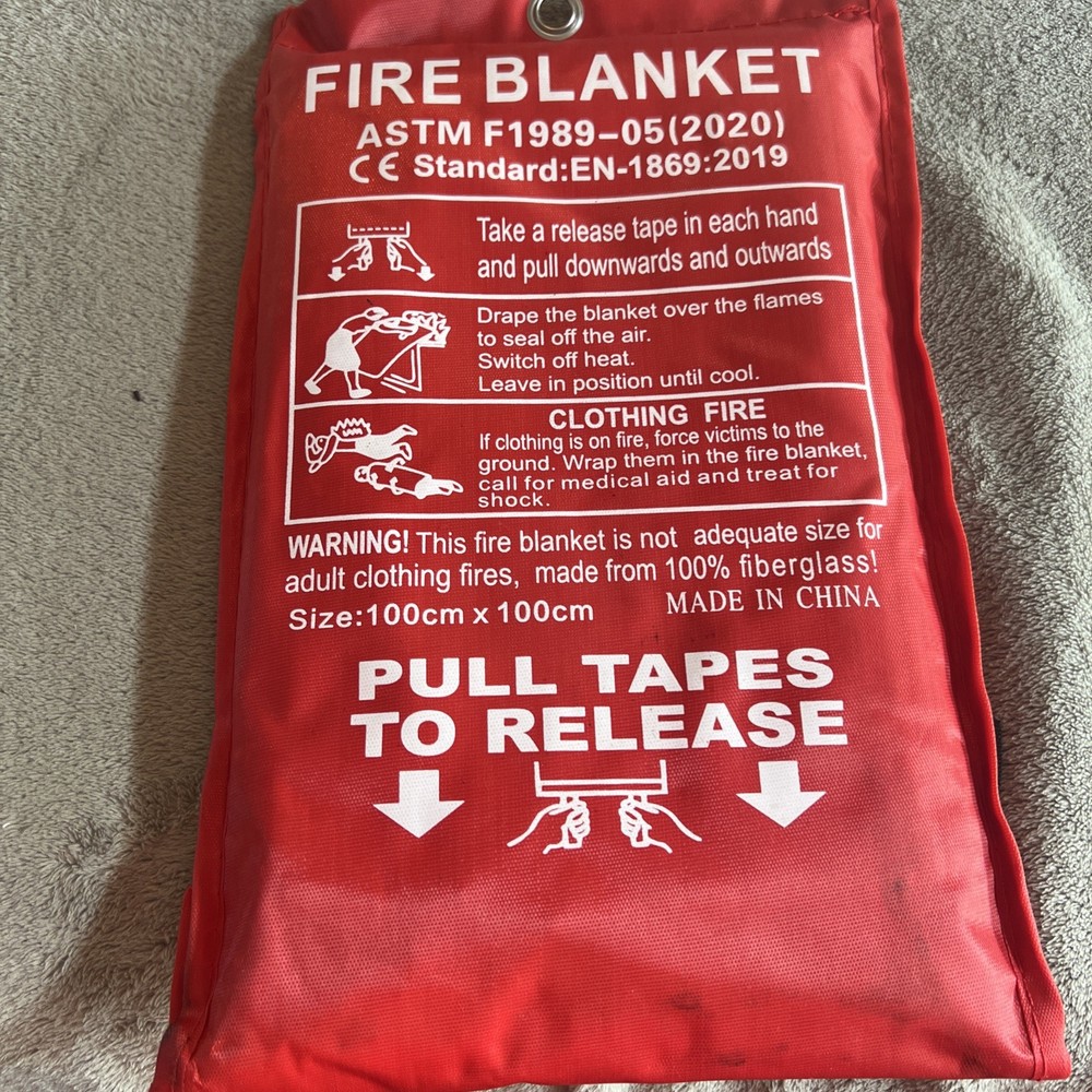 Lancryen Emergency Fire Blanket, Fire Extinguisher Blanket, Fire Suppression