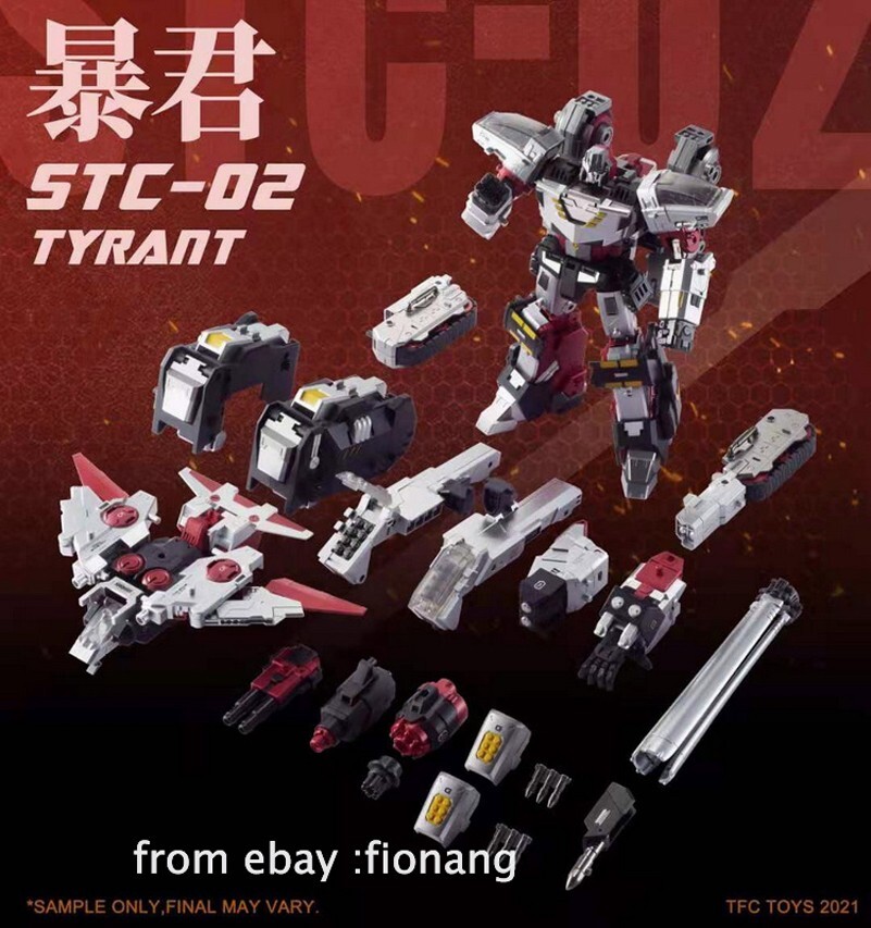 Transformable Megatron TFC STC-02 Tyrant Dominator 4 mode convertion