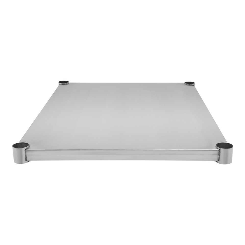Stainless Steel Table Adjustable Lower Shelf Under Shelf Rectangular Work Table