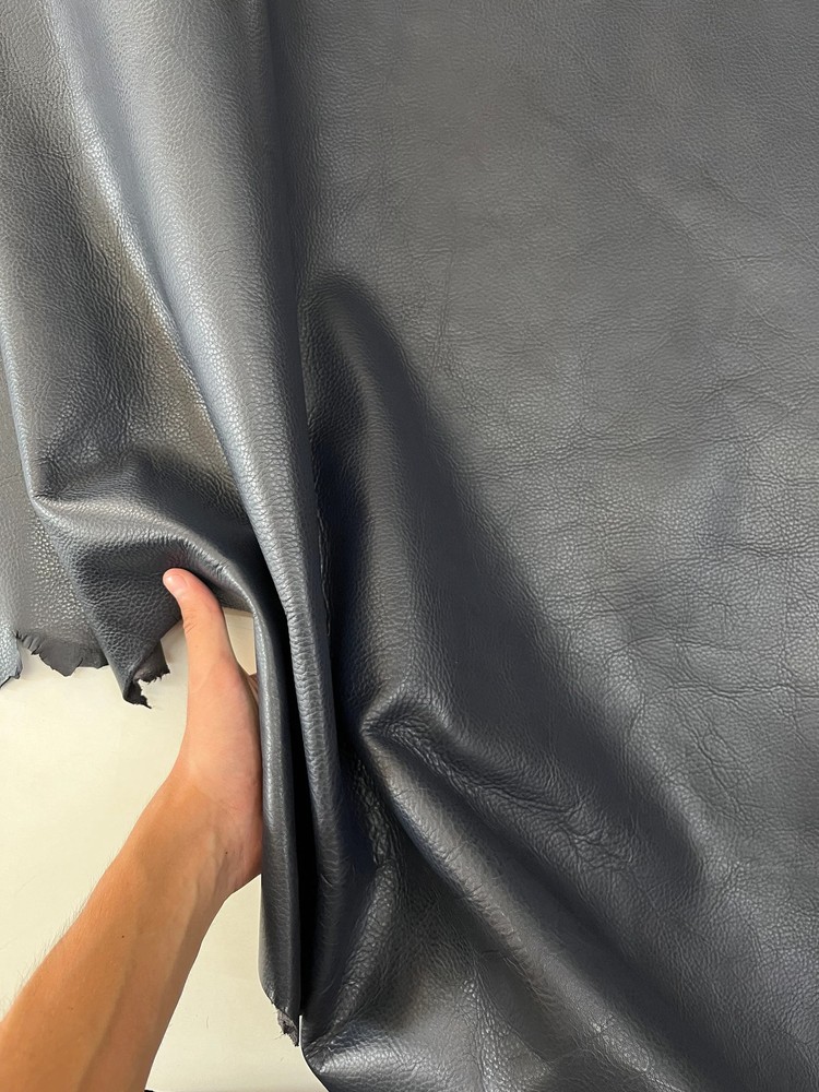 Cow Leather hide, genuine cow leather sheets, milled with two tone pull up effe