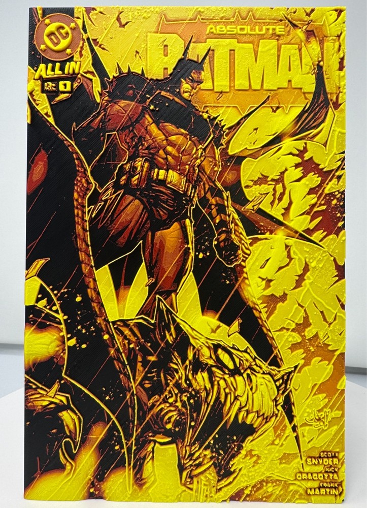 Absolute Batman #1 - Jonboy Meyers Variant - Limited 3D Comic Artwork