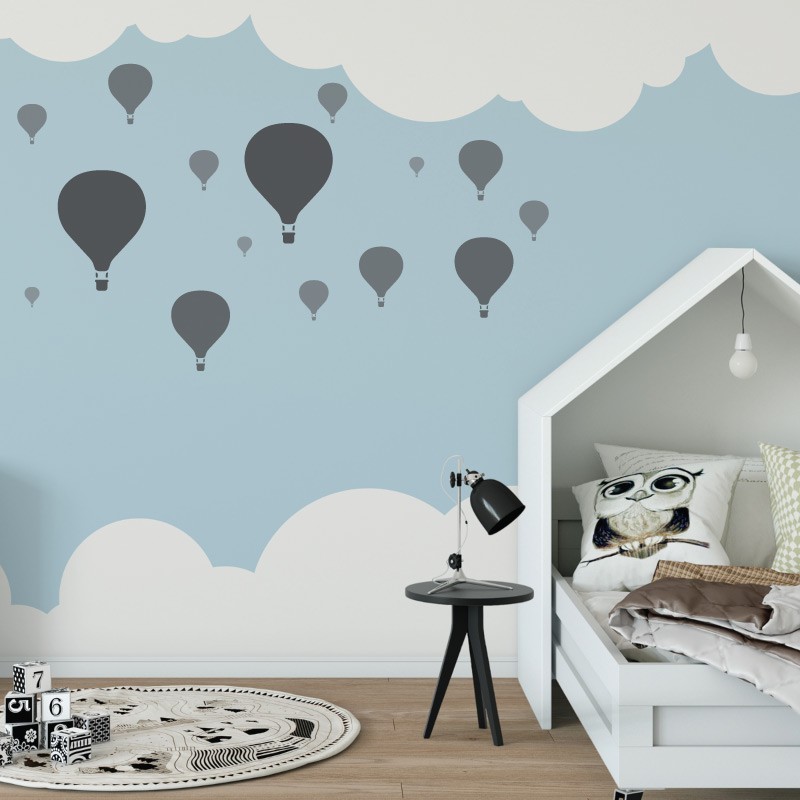 KIDS Reusable Plastic Stencils (5 pcs) // BALLOON