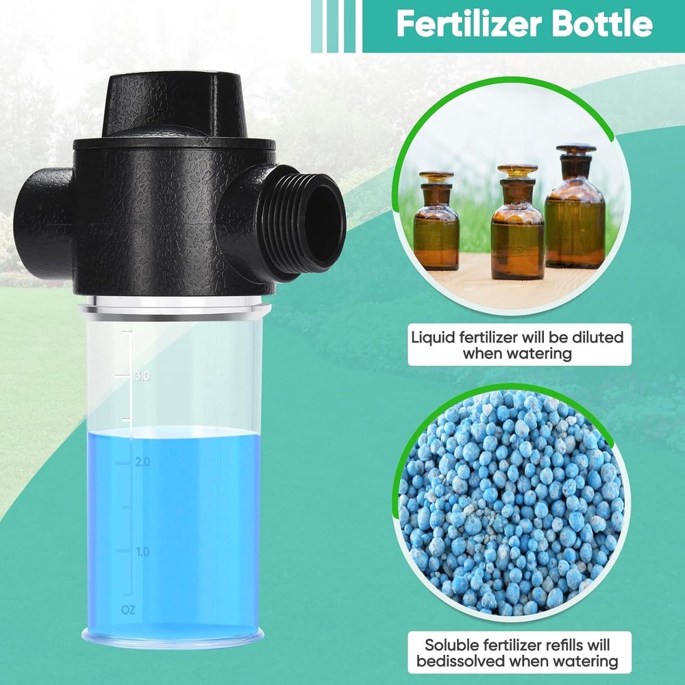 Stainless Steel Deep Root Tree Watering Tool,Root Feeder with Fertilizer Bottle