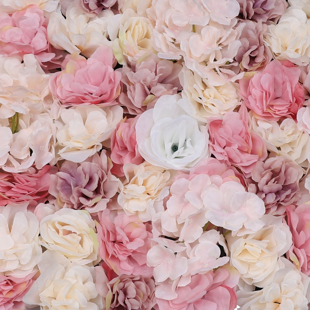 Flower Wall Panel Artificial Flower Wall Backdrop Flower Decoration 12 Pcs