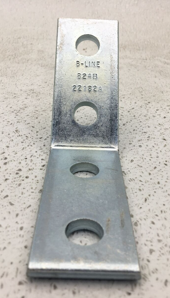 B248ZN EATON 4 HOLE OPEN ANGLE FITTING ZINC PLATED