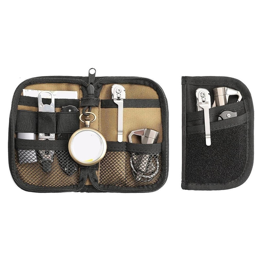 Pocket Organizer Wallet with Compartments Compact Organizer Multiple Pockets