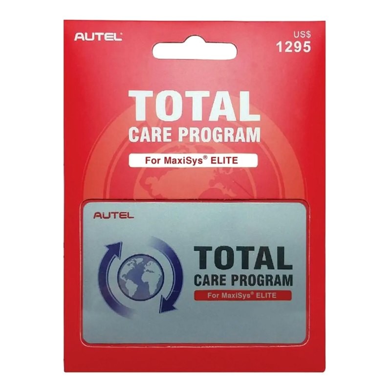 MaxiSYS™ 1 Year Update and Warranty Total Care Program Card for MSELITE Code