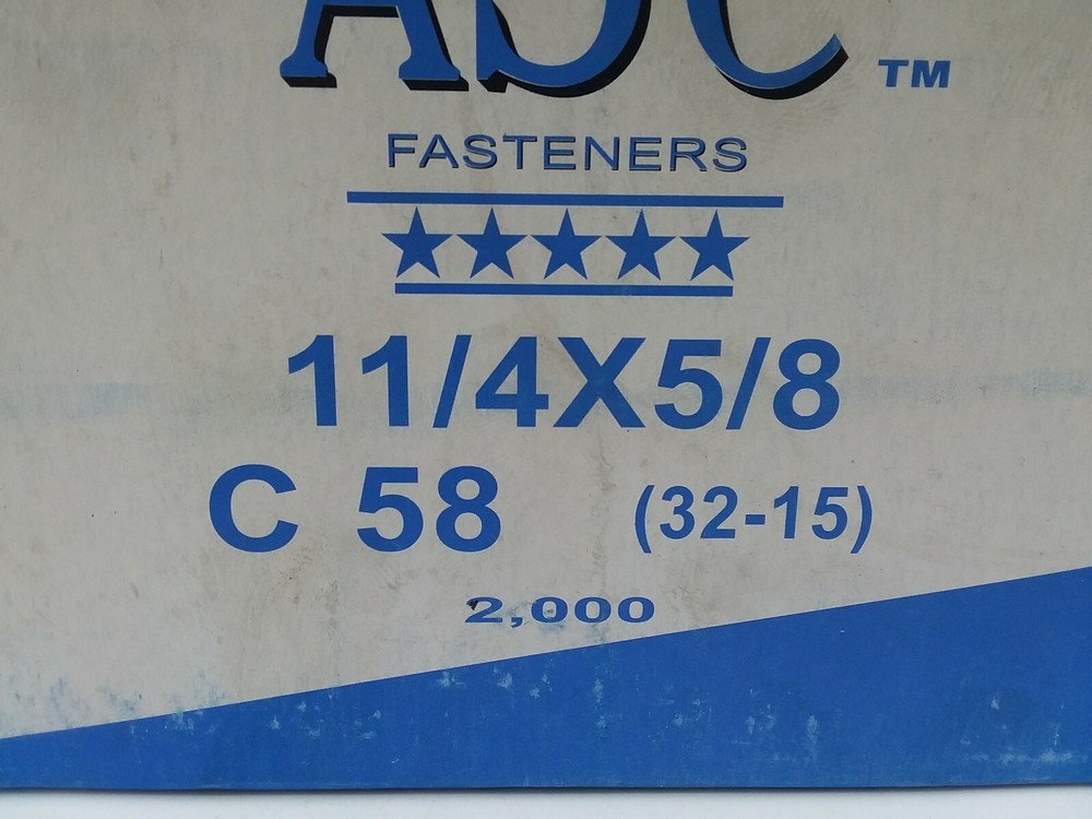 ASC C 58 11/4X5/8 Staples (2,000Ct)