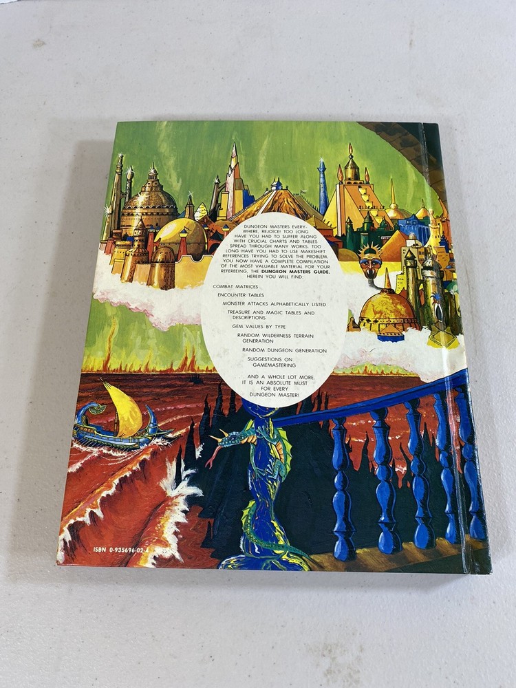Advanced D&D, dungeons and dragons dungeon masters guide TSR games 3B39